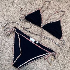 Burberry string bikini. Size Large.